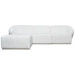 Szezlong prawy nowoczesny Plush Boucle - sofa modułowa LOTUS