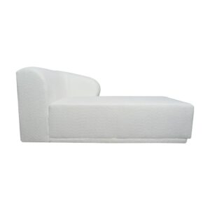 Szezlong prawy nowoczesny Plush Boucle - sofa modułowa LOTUS