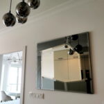 Lampa sufitowa wisząca nowoczesna minimalistyczna COSMO 4 czarna klosze kule grafit premium