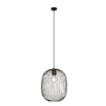 Lampa sufitowa wisząca nowoczesna minimalistyczna industrialna ONYX 1 czarna loft
