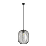 Lampa sufitowa wisząca nowoczesna minimalistyczna industrialna ONYX 1 czarna loft