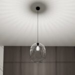 Lampa sufitowa wisząca nowoczesna minimalistyczna industrialna ONYX 1 czarna loft