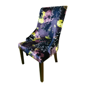 Krzesło ELEN FLOWERS luksusowe eleganckie glamour wygodne w kwiaty z linii CLASSIC - standard HOTELOWY