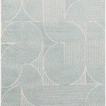 Dywan Hamptons glamour Muse MU02 Blue Swirl nowoczesny nowojorski