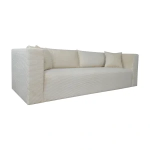 Nowoczesna Sofa LEVANTE z funkcją spania nowojorska minimalistyczna z poduszkami