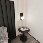 Nowoczesny Kinkiet biała kula minimalistyczny FORM 5 BLACK 1166/5 czarny