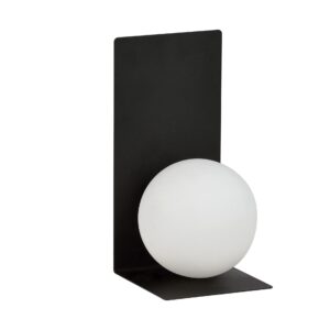 Nowoczesny Kinkiet biała kula minimalistyczny FORM 5 BLACK 1166/5 czarny