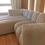 Narożnik lewy nowoczesny nowojorski Plush Boucle - sofa modułowa GRAND