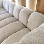 Narożnik lewy nowoczesny nowojorski Plush Boucle - sofa modułowa GRAND