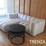 Narożnik lewy nowoczesny nowojorski Plush Boucle - sofa modułowa GRAND