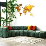 Designerska Sofa modułowa GRAND nowoczesna nowojorska Plush Boucle
