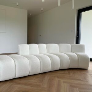 Designerska Sofa modułowa GRAND nowoczesna nowojorska Plush Boucle