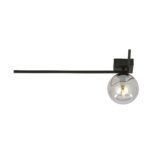 Nowoczesny Kinkiet kula minimalistyczny IMAGO 1F BL GRAFIT loft klosz czarny grafit