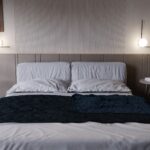Nowoczesny Kinkiet kula minimalistyczny IMAGO 1F BL OPAL loft klosz czarna biała