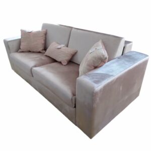 Ekskluzywna sofa hotelowa ALICANTE rozkładana złota glamour z włoską funkcją spania z linii ESCLUSIVO