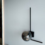 Nowoczesny Kinkiet kula minimalistyczny IMAGO 1F BL GRAFIT loft klosz czarny grafit