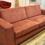 Nowoczesna sofa hotelowa ALICANTE rozkładana sztruksowa z włoską funkcją spania z linii ESCLUSIVO
