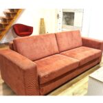 Nowoczesna sofa hotelowa ALICANTE rozkładana sztruksowa z włoską funkcją spania z linii ESCLUSIVO