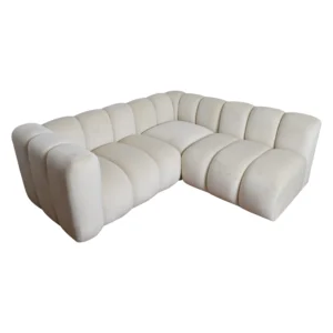 Designerska Sofa modułowa GRAND SL+RK+S nowoczesna nowojorska Plush Boucle
