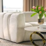 Designerska Sofa modułowa GRAND RL+RP nowoczesna nowojorska Plush Boucle