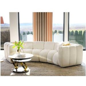Designerska Sofa modułowa GRAND RL+RP nowoczesna nowojorska Plush Boucle