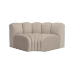 Narożnik róg slim nowoczesny Plush Boucle - sofa modułowa GRAND