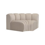 Narożnik róg slim nowoczesny Plush Boucle - sofa modułowa GRAND