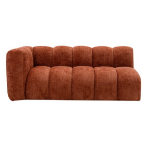 Element prosty lewy 175 nowoczesny nowojorski Plush Boucle - sofa modułowa GRAND
