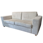 Ekskluzywna nowoczesna sofa hotelowa ALICANTE rozkładana srebrna z włoską funkcją spania z linii ESCLUSIVO