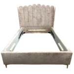 Nowoczesne Łóżko dziecięce herbatniki z wysokim zagłówkiem LILLY glamour hamptons z linii PIERIS BEBE