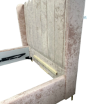 Nowoczesne Łóżko dziecięce herbatniki z wysokim zagłówkiem LILLY glamour hamptons z linii PIERIS BEBE