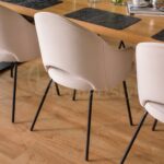 Fotel krzesło nowoczesny BARRO IDEAL BLACK nowojorski glamour modern classic