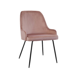 Krzesło nowojorskie glamour modern classic ANDY IDEAL BLACK