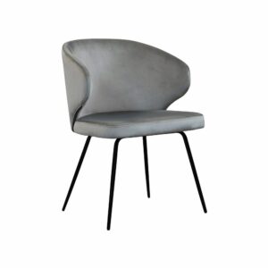 Krzesło nowojorskie glamour modern classic TICO IDEAL BLACK