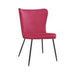 Krzesło nowojorskie glamour modern classic MONTI IDEAL BLACK