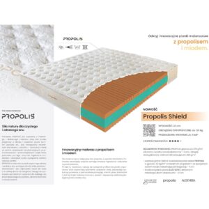 Wygodny Materac Materasso PROPOLIS SHIELD z linii SWISS