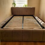 Łóżko AVEIRO tapicerowane welurowe lub boucle